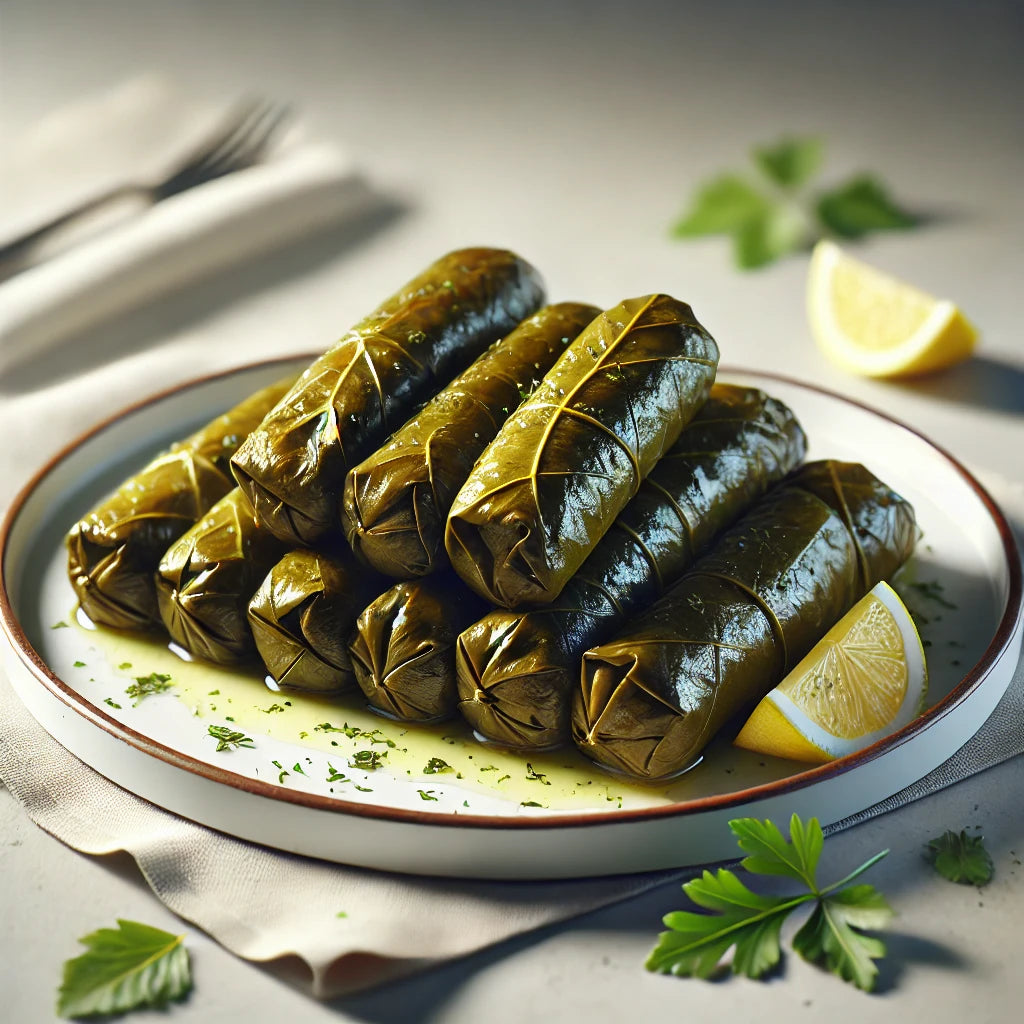 Dolma with Green Grape Leaf